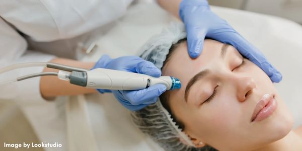 Antes y después — tratamiento facial